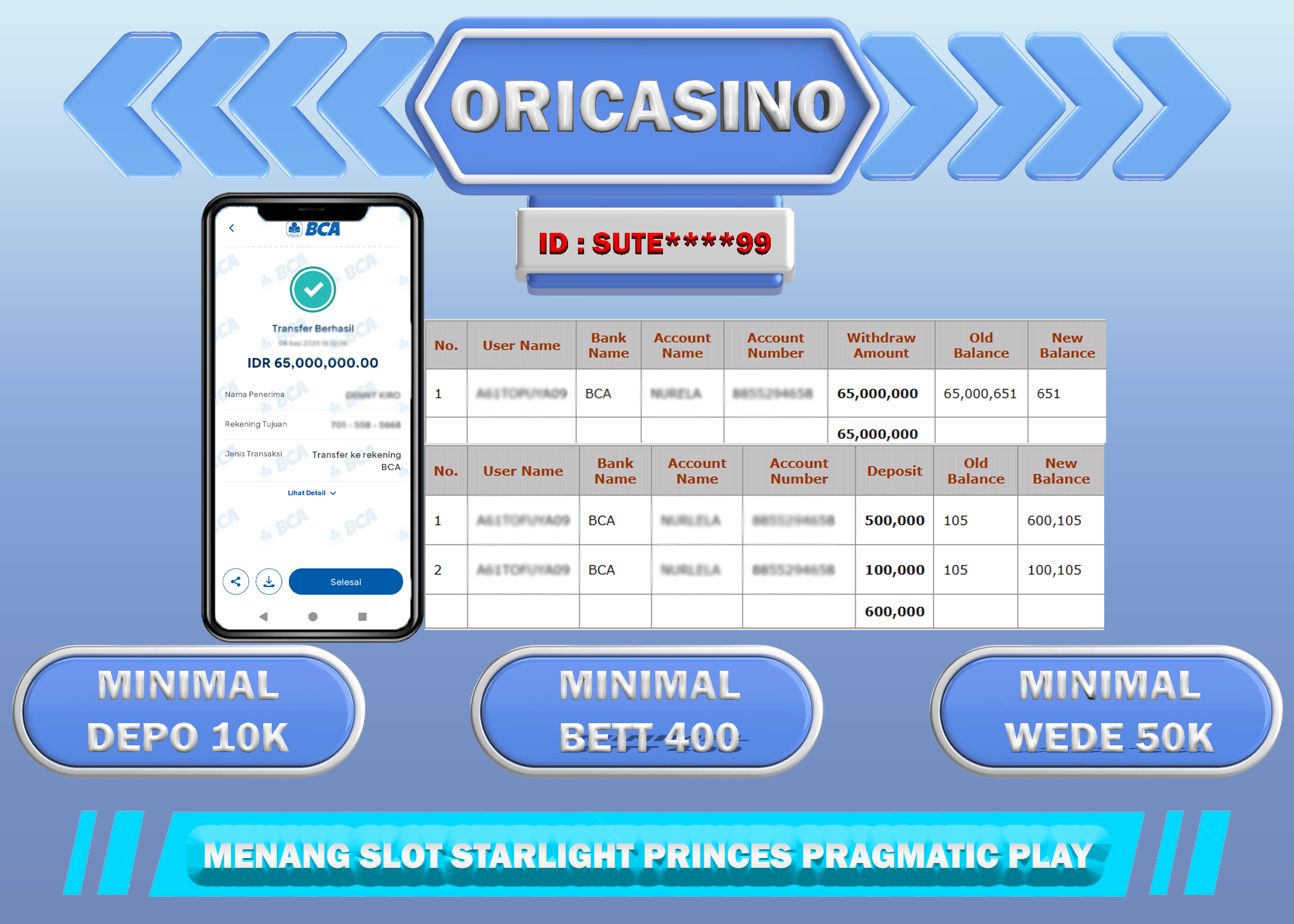 BUKTI KEMENANGAN SLOT STARLIGHT PRINCES PRAGMATIC PLAY